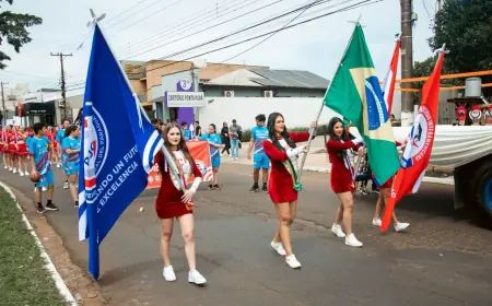 UCP de Pedro Juan celebra Independência do Brasil em desfile de 7 de setembro em Ponta Porã