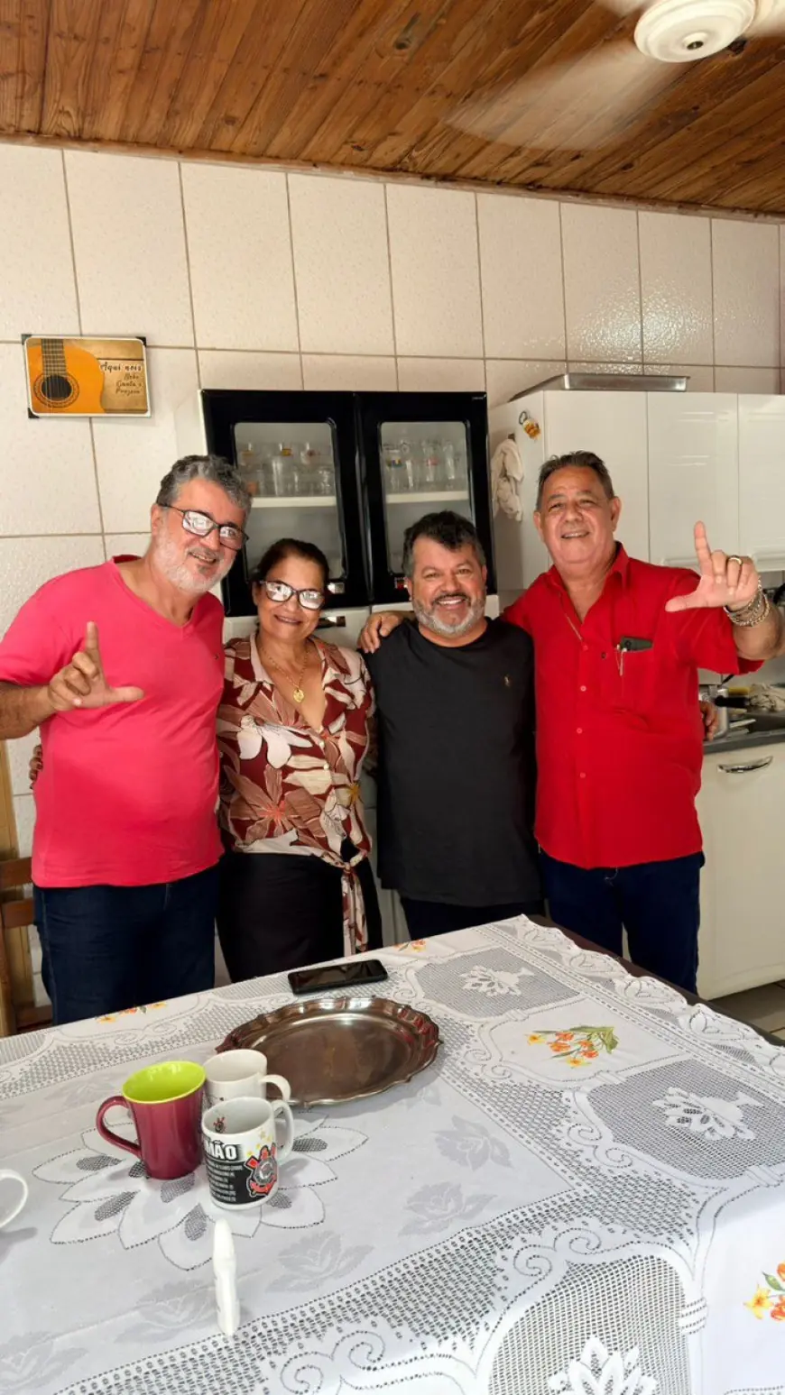 Carlos Bernardo participa de reunião com aliados do PT em Chapadão do Sul