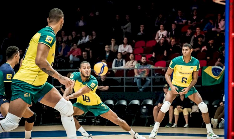 Brasil e Argentina duelam pela Liga das Nações de vôlei masculino