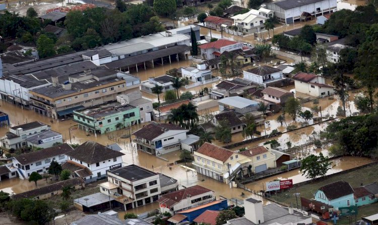 Santa Catarina permanece em alerta para temporais