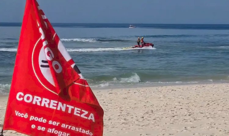 Aumenta número de resgates feitos por bombeiros nas praias do Rio