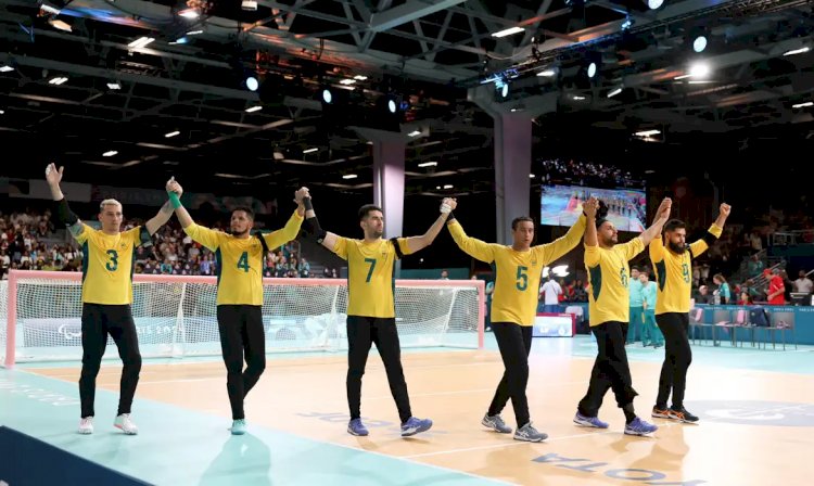 Seleção masculina de goalball garante medalha de bronze em Paris