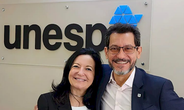 Maysa Furlan e Cesar Martins assumem reitoria e vice da Unesp