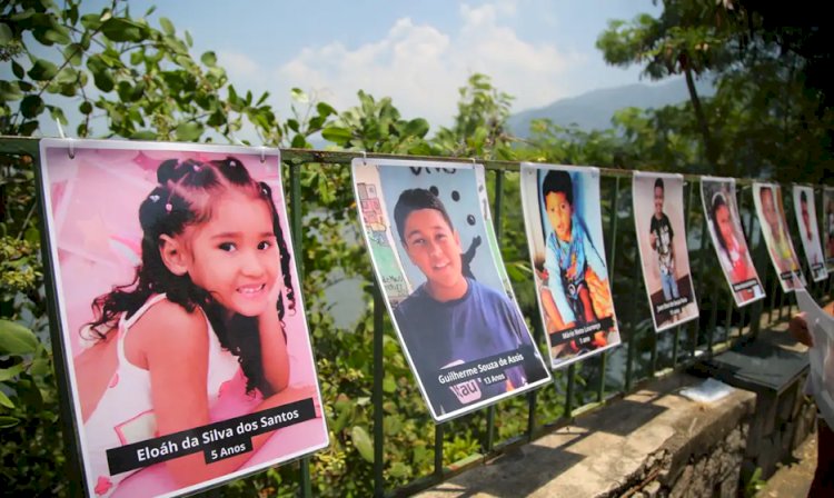 Memorial no Rio volta a ter fotos de crianças vítimas de bala perdida