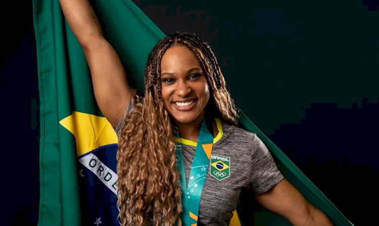 Rebeca Andrade é indicada ao Oscar do Esporte