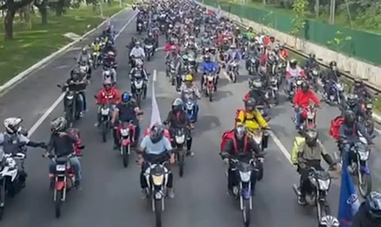 SP: motofretistas fazem ato contra